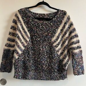 Multicolor Women's Wing Sleeve Sweater